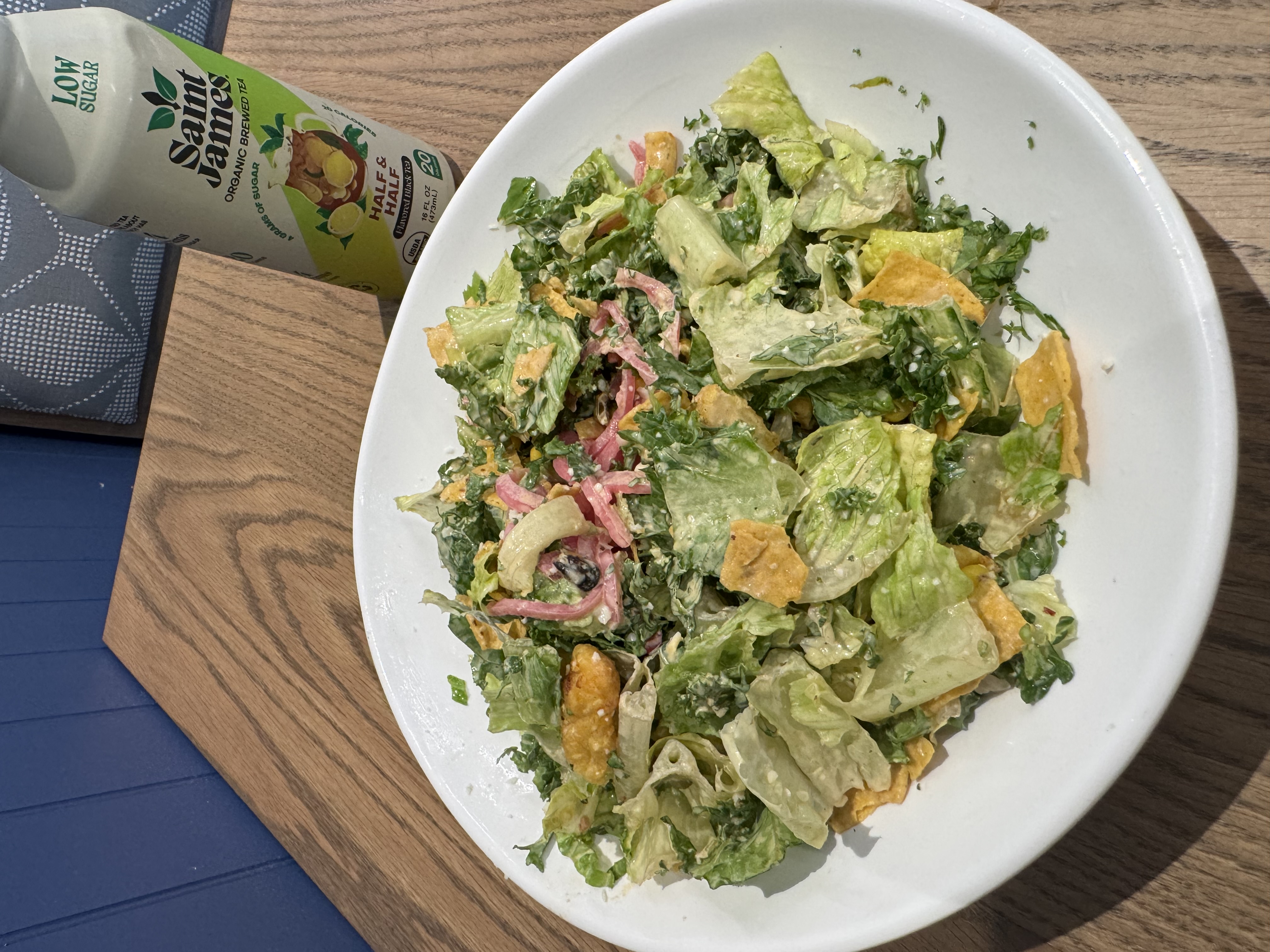 Crispy Chicken Poblano Salad